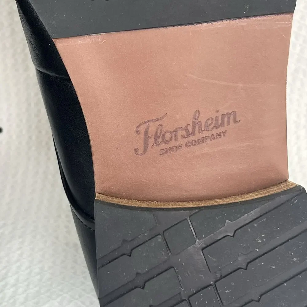 Florsheim Men’s Cap Toe Oxford Dress Shoes Black Leather Size 10 D 11831-001